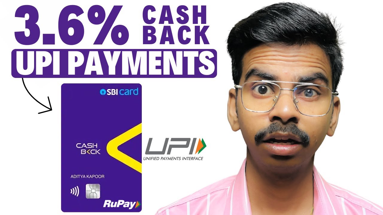SBI Cashback Credit Card UPI Trick | Earn 3.6% Cashback on Every Payment #sbicashback #cashbackinupi