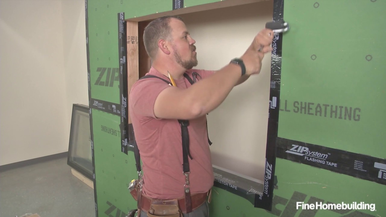 Part 1: Prepare a Rough Opening for a Nail Fin Window Over Zip System Sheathing