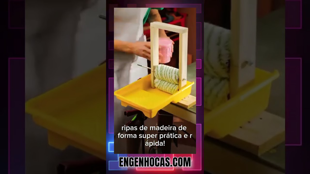 Engenhoca para Pintar madeira de forma r&aacute;pido e f&aacute;cil.