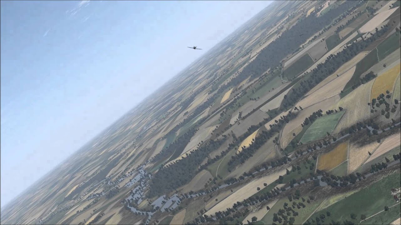 IL-2 Cliffs of Dover: Hurricane Kills (gun camera)