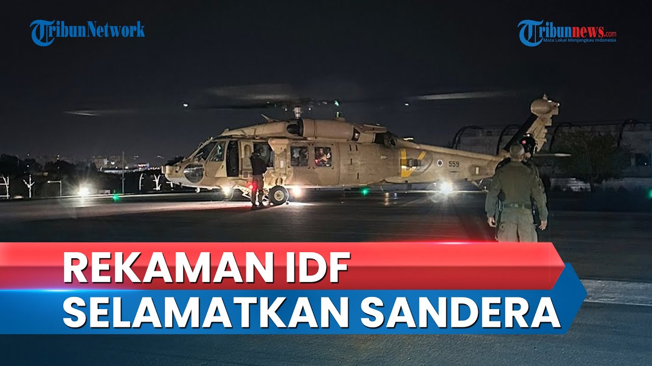 Rekaman Detik-detik Pasukan Israel Selamatkan 2 Sandera yang Ditawan Hamas, Terlibat Baku Tembak