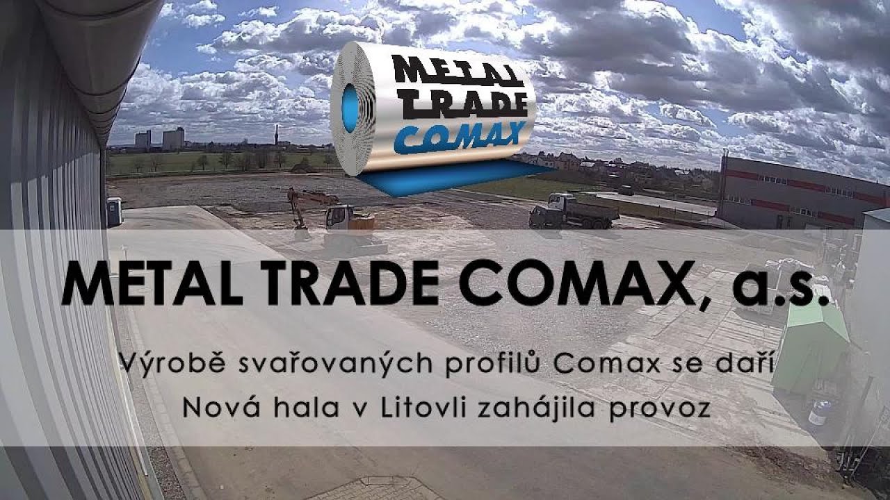 METAL TRADE COMAX, a.s. - Nová hala pro výrobu svařovaných profilů