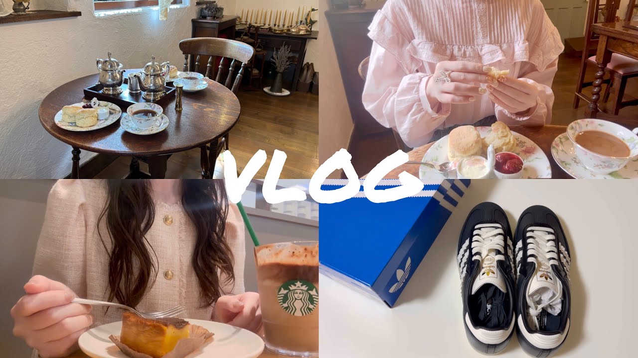 秋の始まりを感じるvlog🎃🍁/社会人の休日/アンティークカフェ🫖🪞✨️/購入品紹介/美容院/vlog