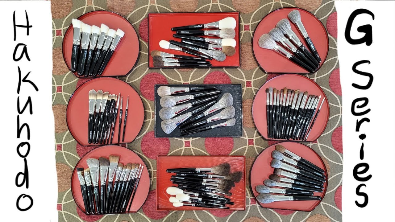 All Hakuhodo G Series Brushes: Series Overview and Comparison