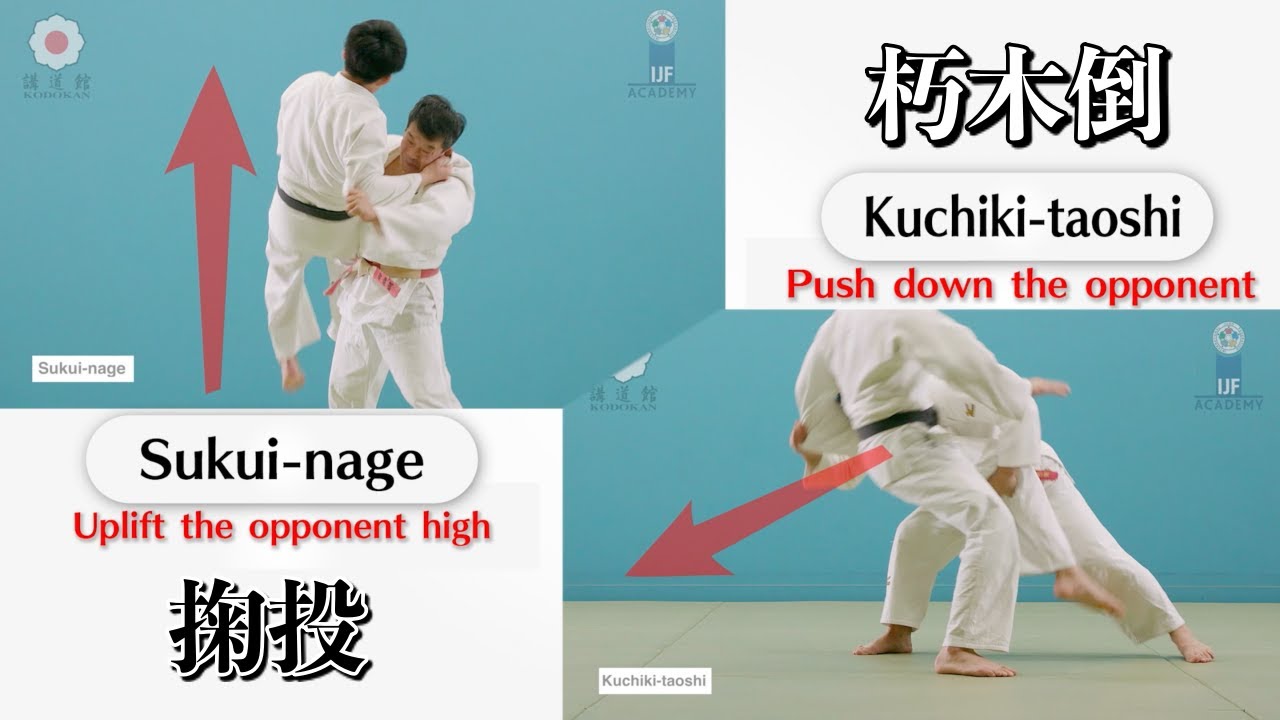 掬投 & 朽木倒 / Sukui-nage & Kuchiki-taoshi