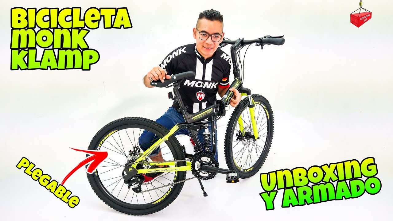 BICICLETA PLEGABLE MONK KLAMP - Unboxing y Armado