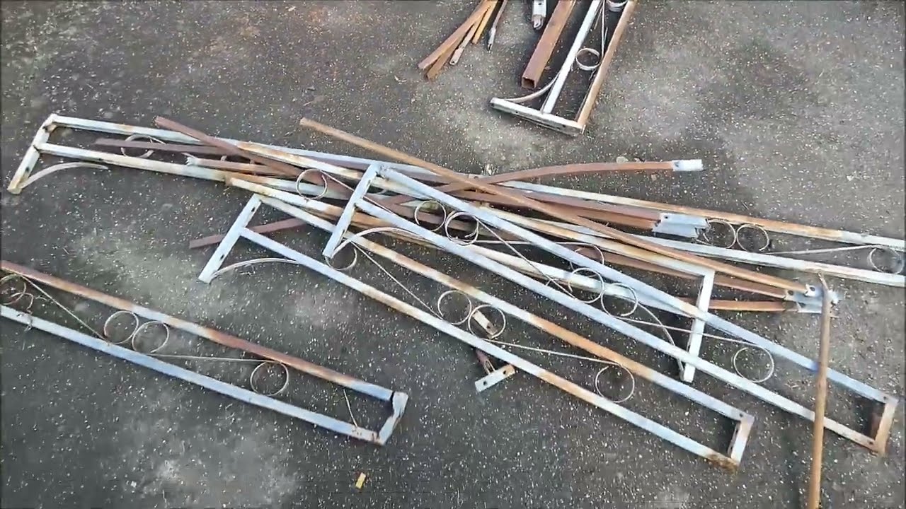 Fussballtor aus Schrott bauen