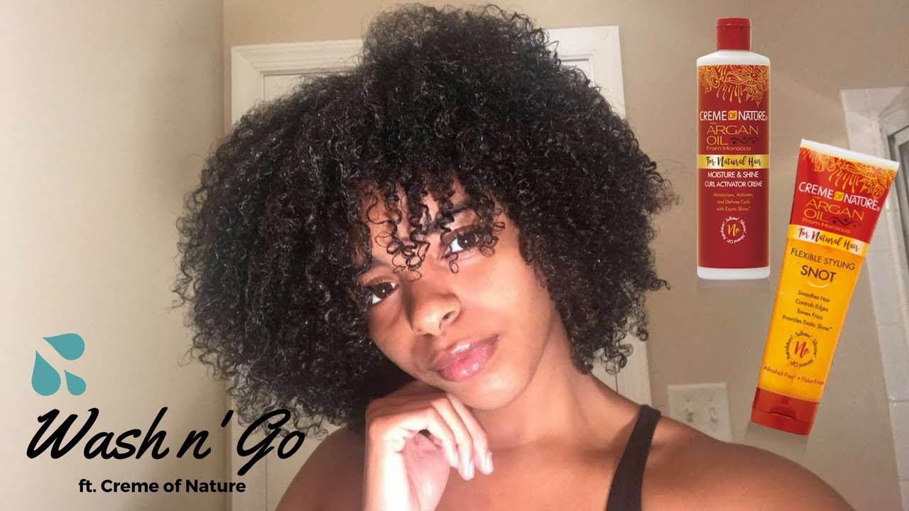 Defined Wash n Go | Type 4 Natural Hair | ft. Creme of Nature