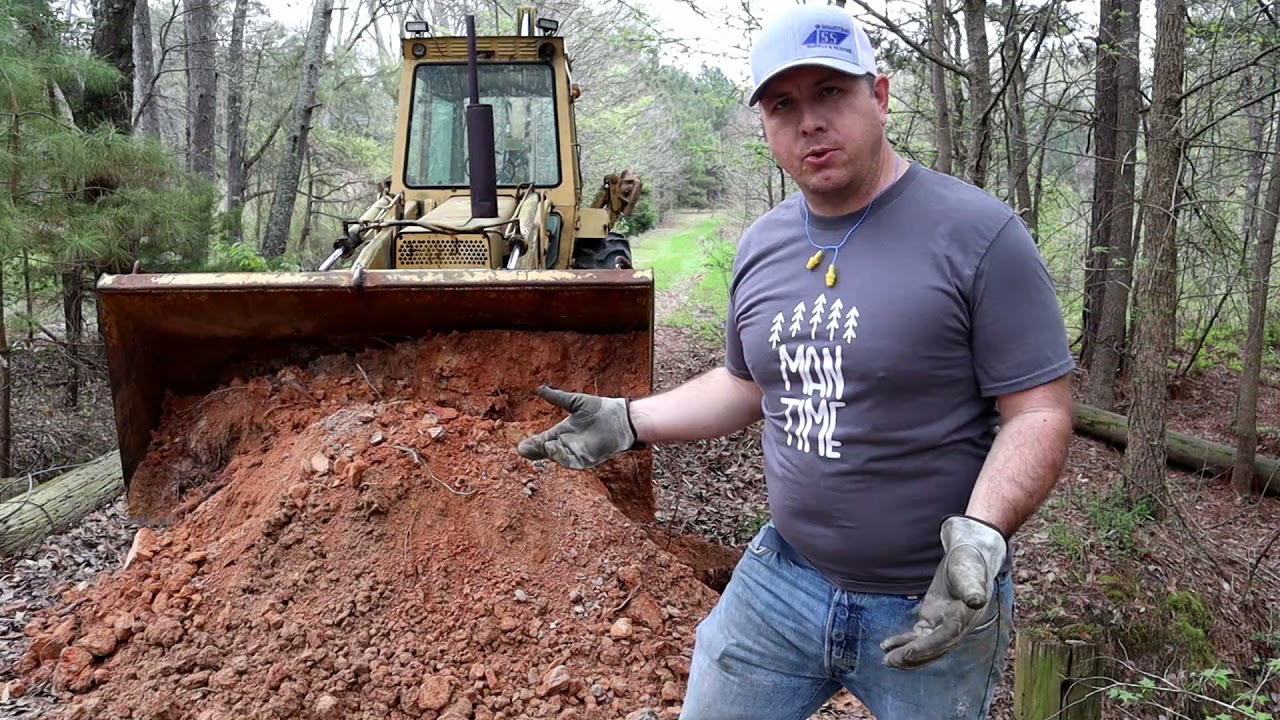 Ford 555 Backhoe Bridge Repair!