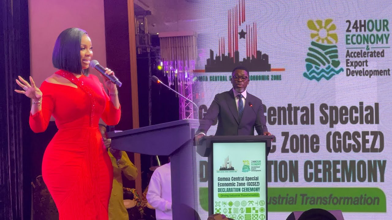 A Plus Fulfills His Promise to Gomoa Central. Serwaa Amihere Delivers at the Special Economic Zone.