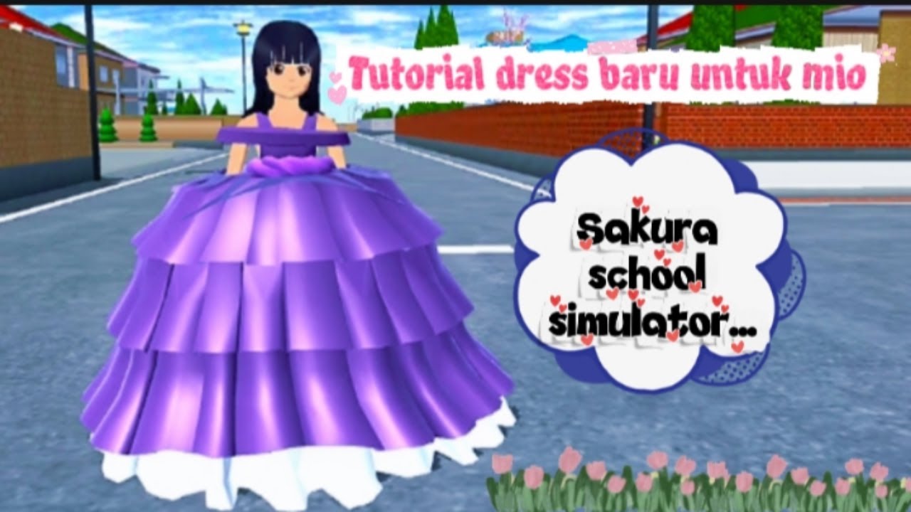 TUTORIAL DRESS BARU UNTUK MIO #sakuraschoolsimulator #channelcahayasky