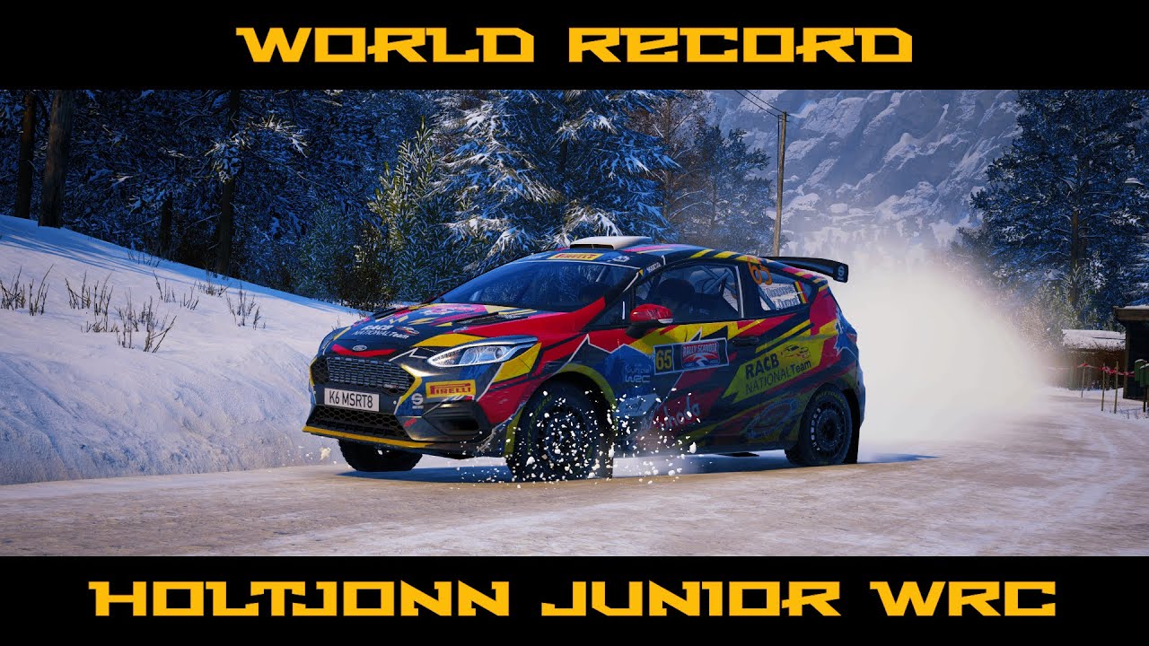 EA Sports WRC | World Record | Time Trial | Scandia Stage 1 Holtjonn | Junior WRC