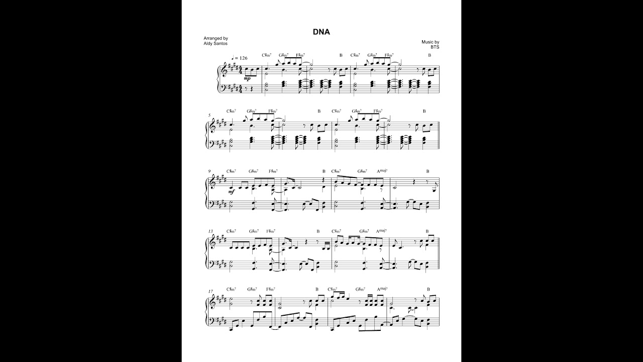 BTS (방탄소년단) - DNA (Piano Cover)