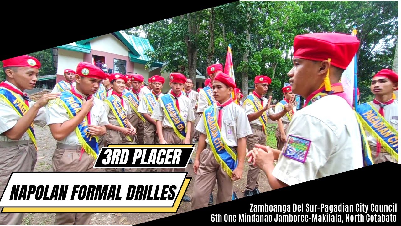 3rd Place: Zamboanga Del Sur-Pagadian City Council II Formal Drill II 6th One Mindanao Jamboree