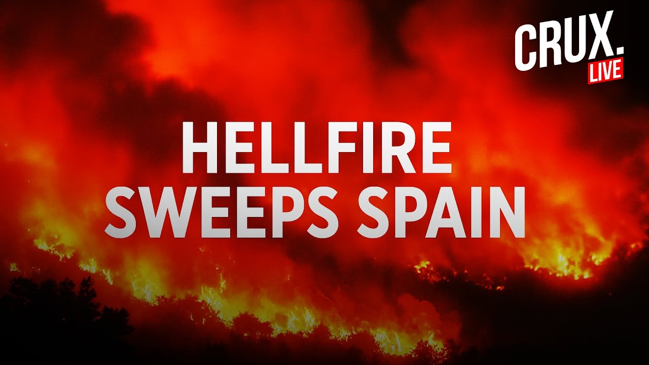 LIVE | Firefighters Battle Fierce Wildfires in Northwestern Spain as Strong Winds Fuel Iberian Blaze