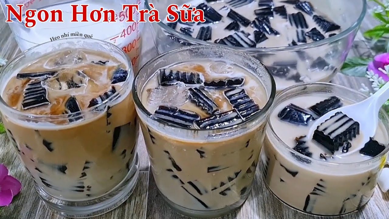 Ngày Nắng Nóng Làm Món Này Thơm Béo Mát Lạnh Ngon Hơn Trà Sữa Rất Nhanh Rất Dễ