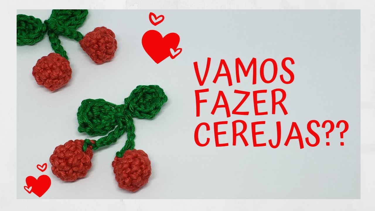 CEREJINHAS DE CROCH&Ecirc; PARA APLICA&Ccedil;&Atilde;O