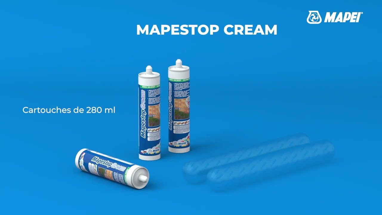 Mapei | Émulsion crémeuse pour barrière chimique Mapestop Cream – FR