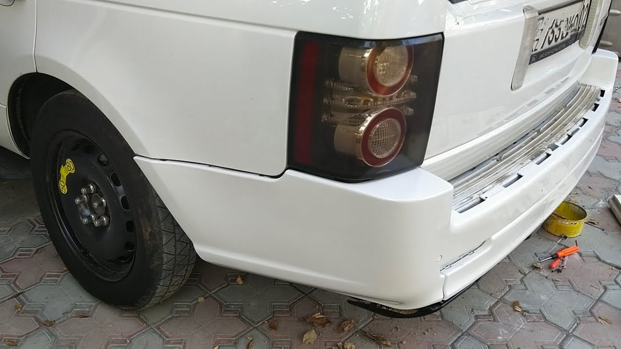 Как снять задний бампер на Range Rover