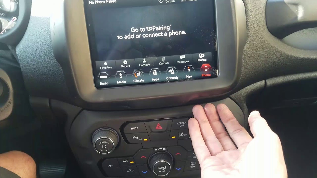 2018 Jeep Renegade How to Remove Radio