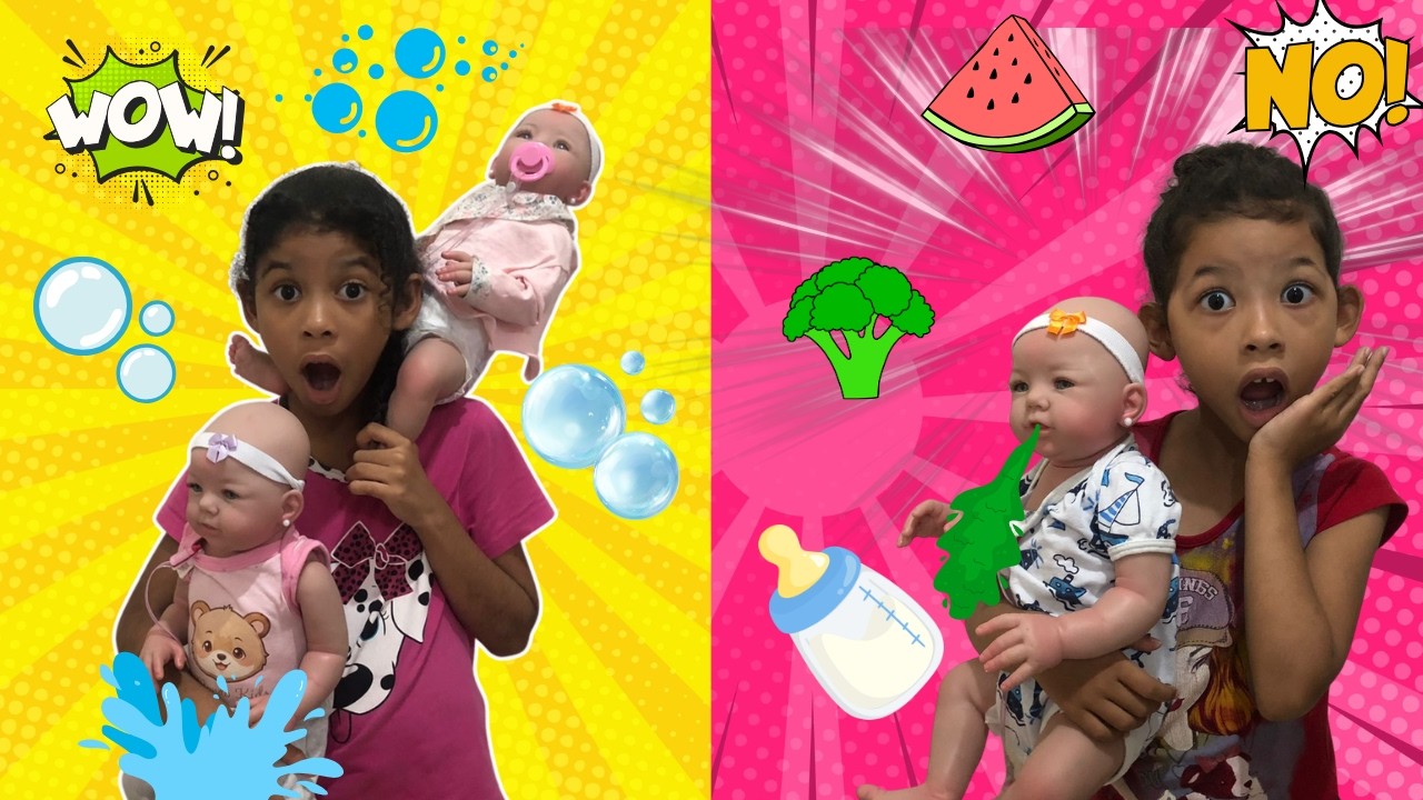 ROTINA COM AS GÊMEAS BEBÊ REBORN | Feeding Baby Routine