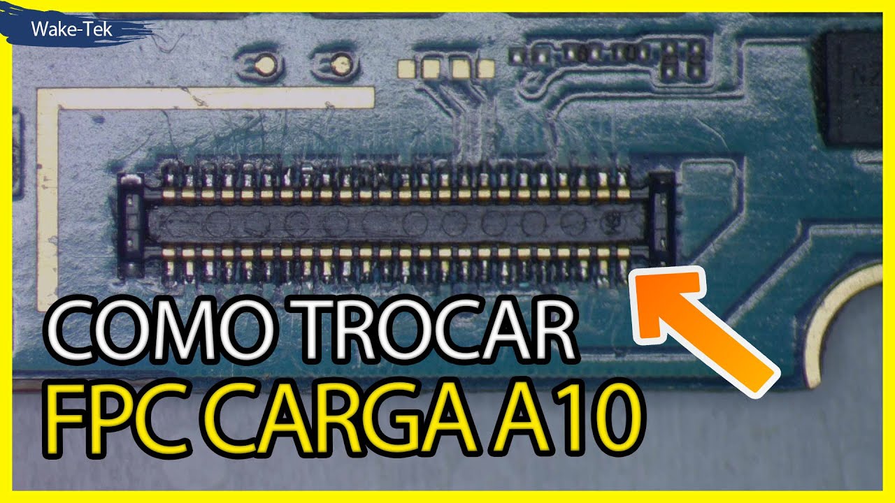 Como Trocar FPC de Carga Samsung A10 (MUITO FACIL!)