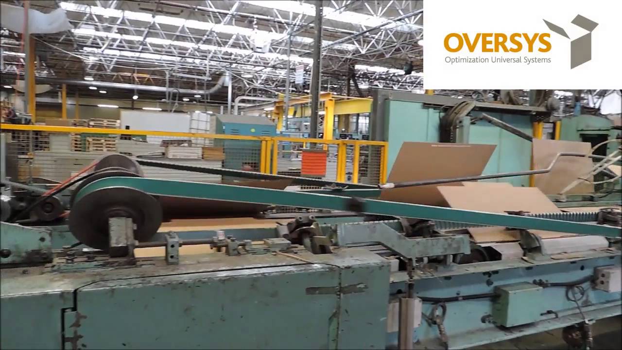 VIDEO OVERSYS U38231016 MARTIN TRANSLINE 1228 4 COLUR FLEXO FOLDER GLUER