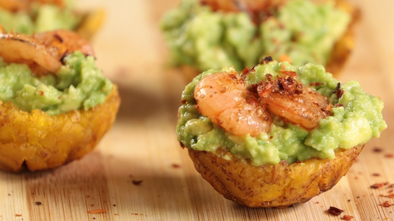 Patacones con guacamole - CocinaTv producido por Juan Gonzalo Angel Restrepo