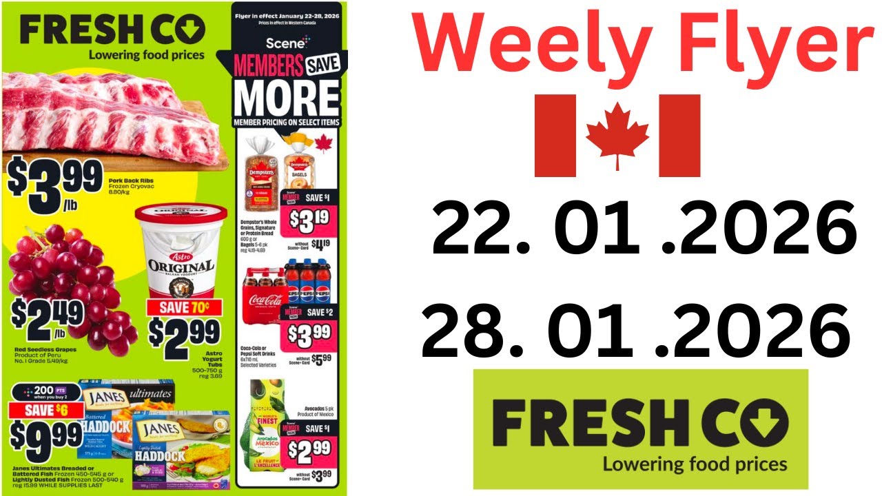 FreshCo Weekly Flyer | January 22 to 28, 2026 | Canada Deals