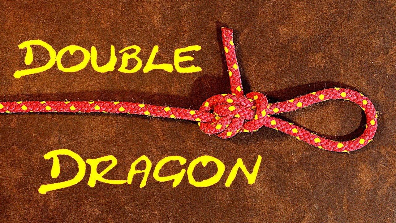 How to Tie the Double Dragon Loop (Not Around an Object)