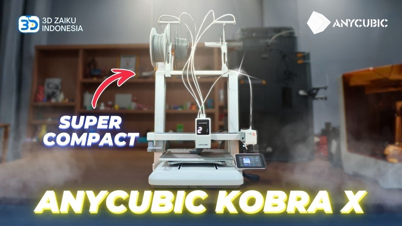 3D PRINTER INI SUPER COMPACT‼️UNBOXING & REVIEW ANYCUBIC KOBRA X