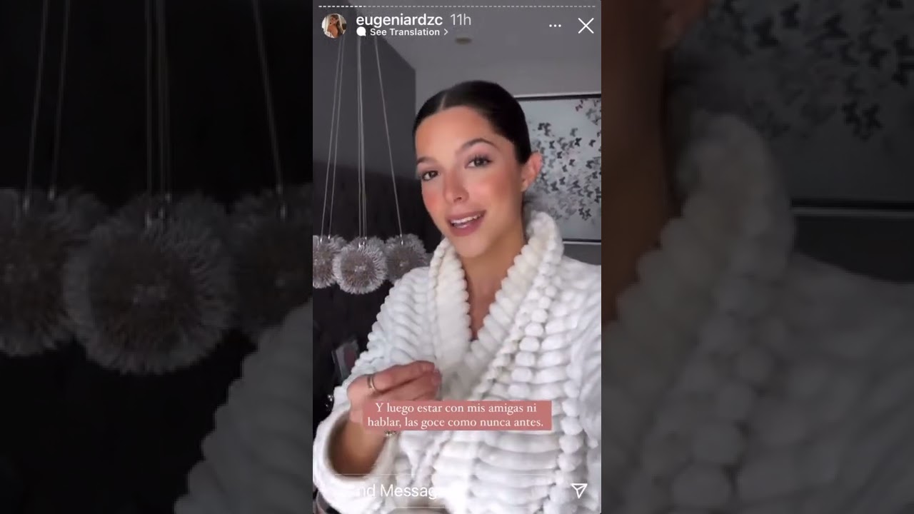 Eugenia Rodríguez explica porque lloró después de estar en Europa un mes