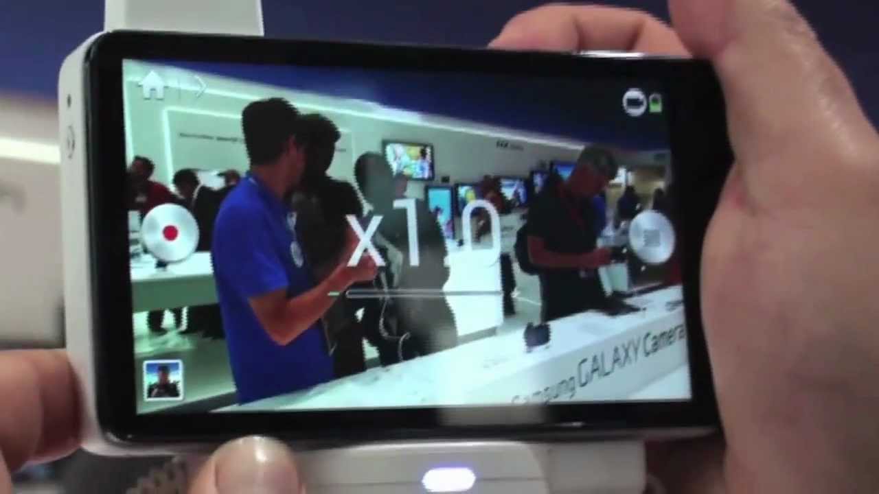 Samsung Galaxy Camera: aparat z Androidem, 4,8-calowym dotykowym wyświetlaczem HD, wi-fi i 4G