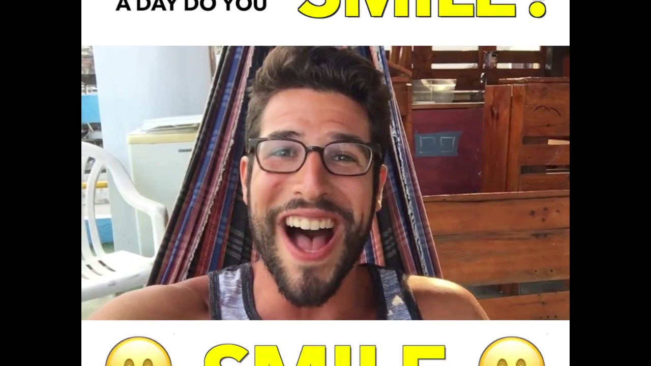 How many times a day do you smile?