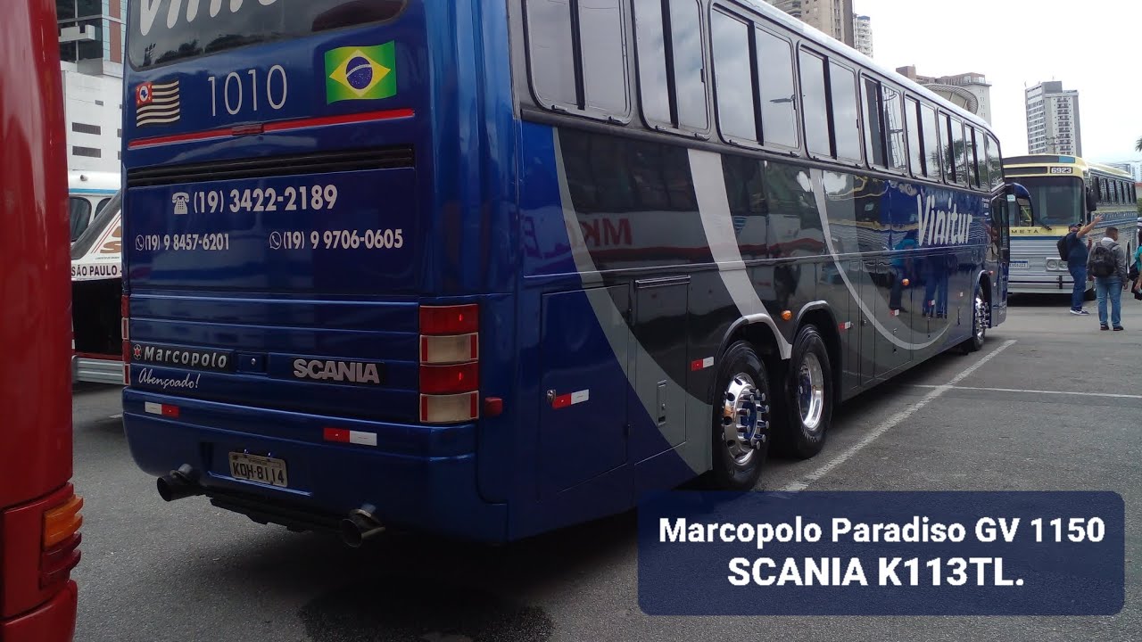 Marcopolo Paradiso GV 1150 Scania K113TL do Vinitur - Evento Bus Brasil Fest 2024.