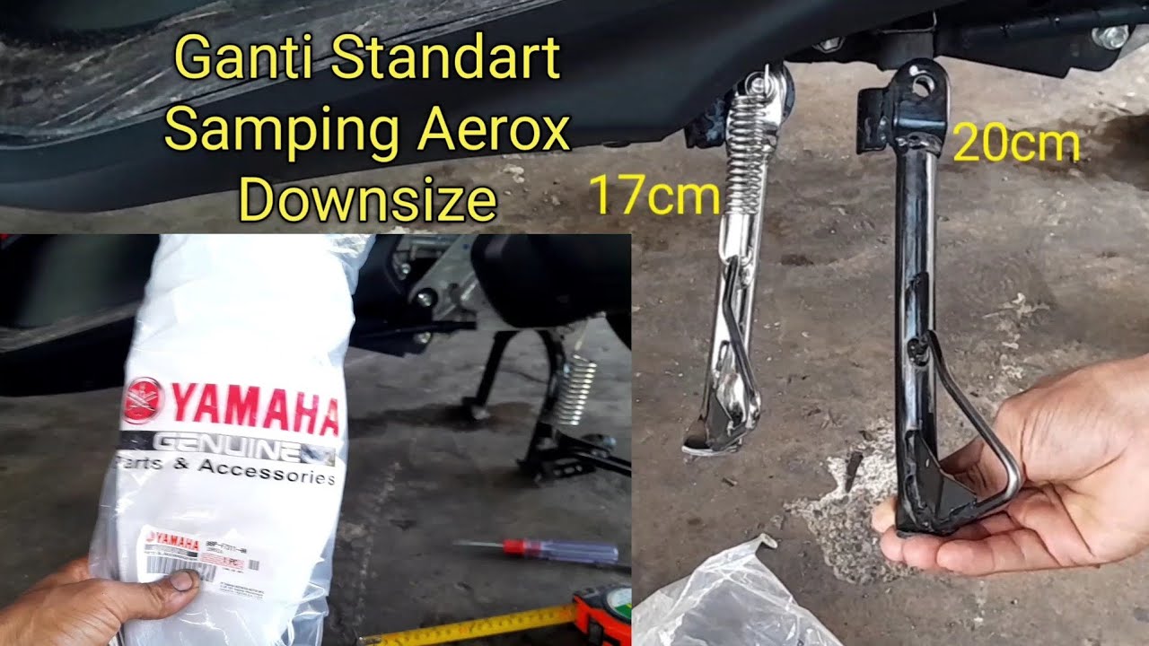 Ganti Standart Samping Aerox Di Downsize