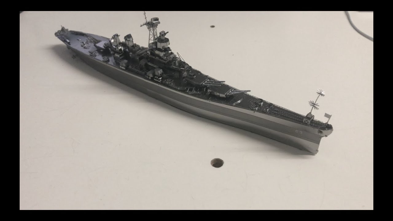 MetalEarth USS Missouri Timelapse