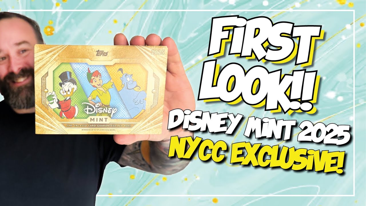 НОВЫЕ КАРТОЧКИ! Открываем эксклюзивную коллекцию Disney Mint 2025 Hobby Box от NYCC!