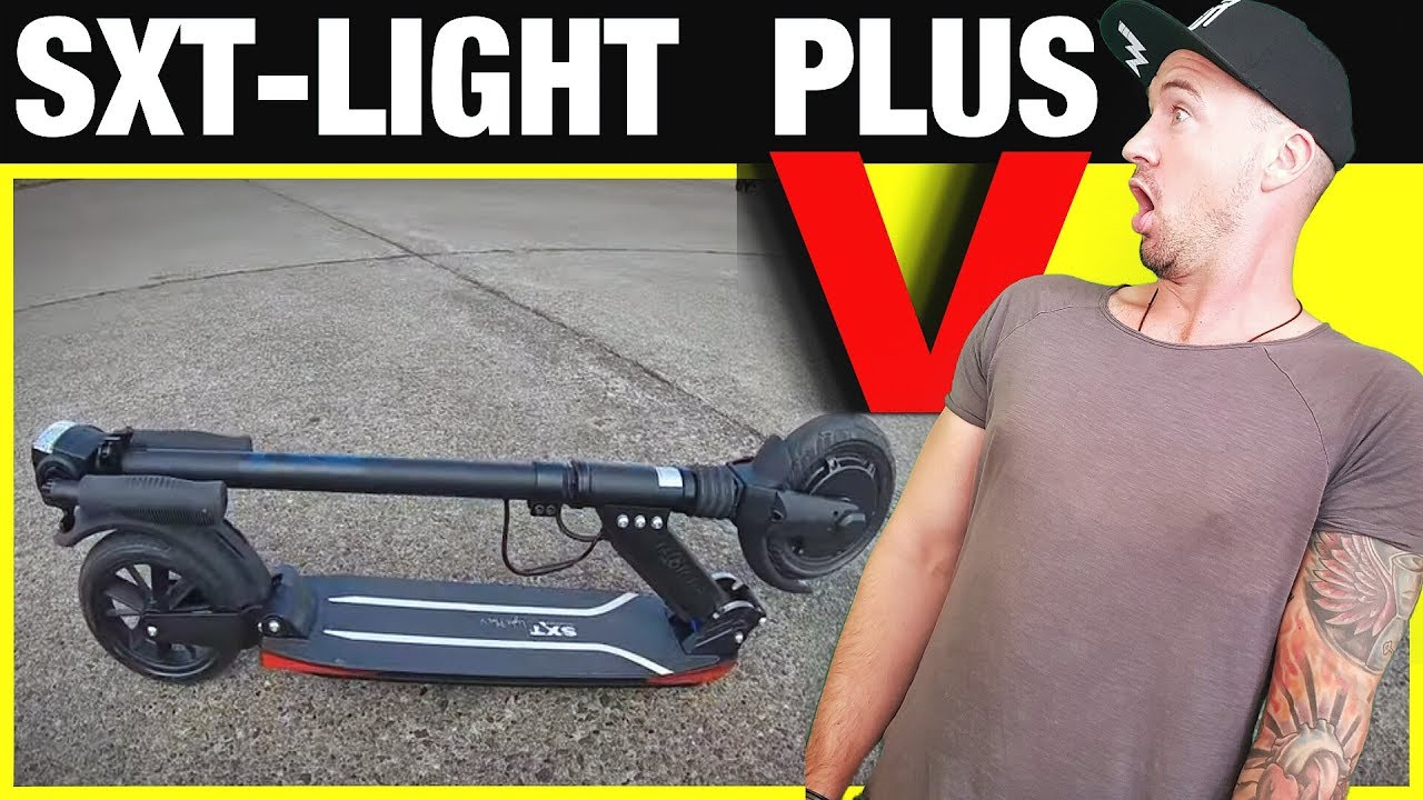 SXT LIGHT PLUS V, Max.Range & Max.Speed, Escooter, Eroller, Test, Anleitung,Review (DEU-GER)