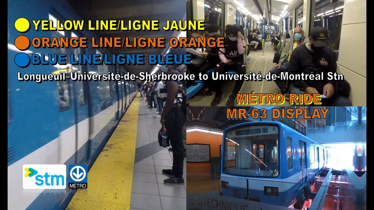 Montreal Metro POV Walk: Longueuil–Université-de-Sherbrooke Stn to Université-de-Montréal Station