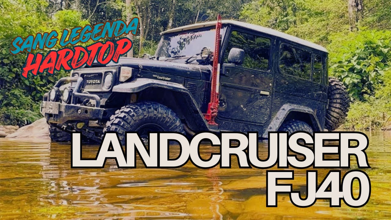SANG LEGENDARIS TOYOTA LANDCRUISER FJ40 4X4 OFFROAD INDONESIA