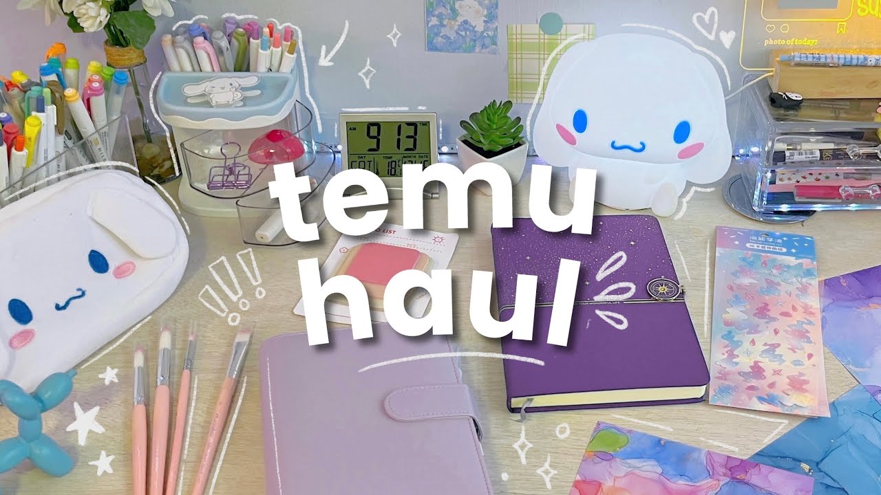 🎨 compré papelería en TEMU ¿vale la pena?