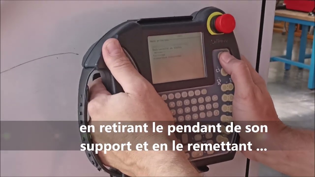 mise en service chargeur presse Robot Staubli