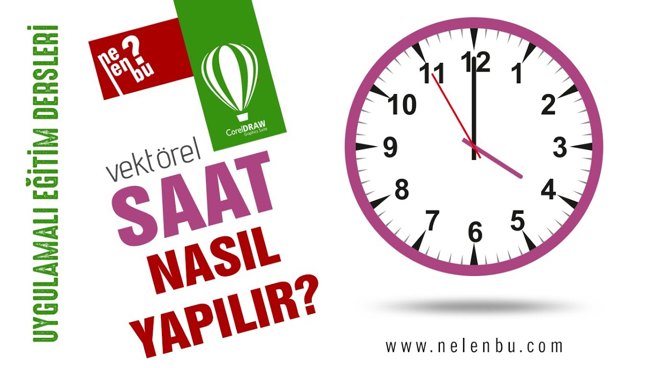 Saat Nasıl Yapılır - Corel Draw Dersleri