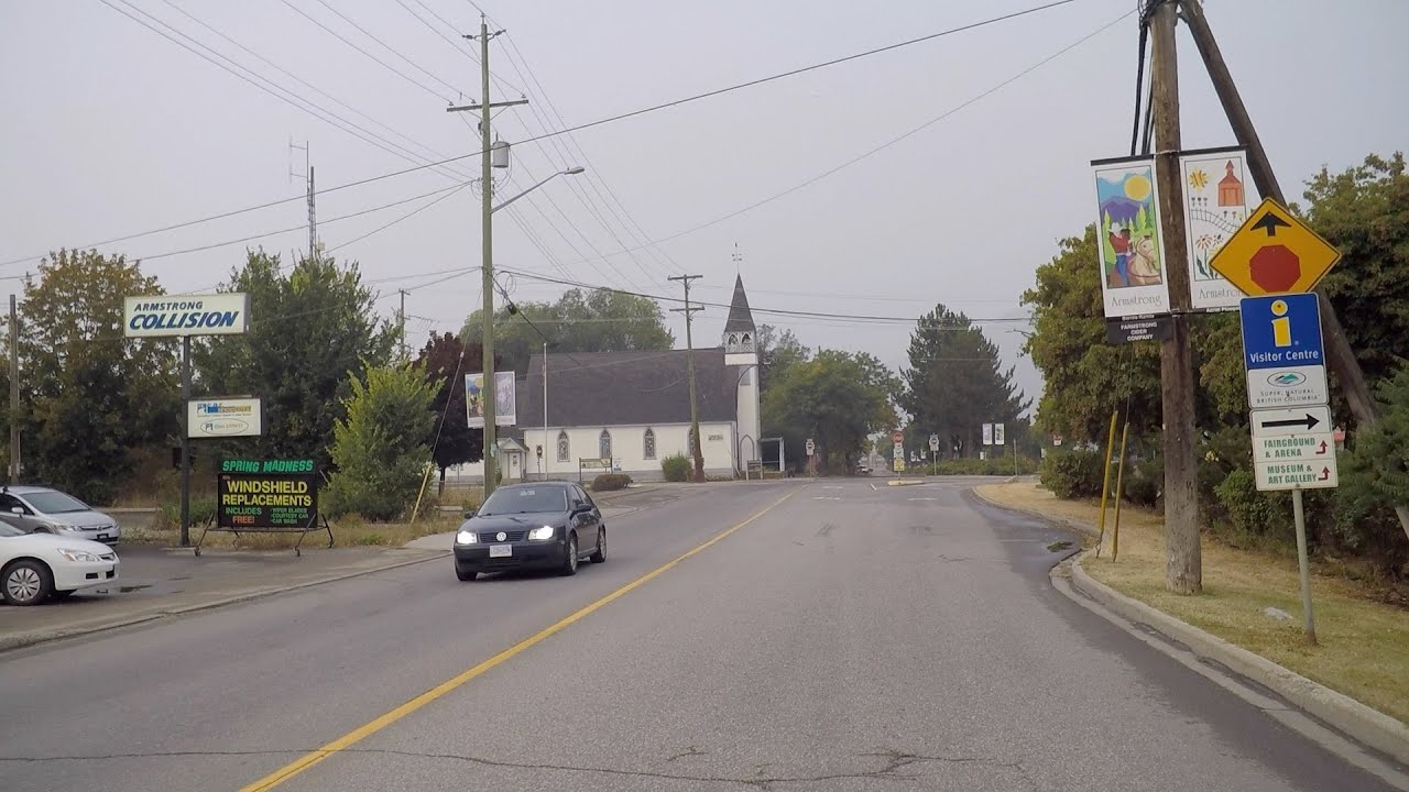 Armstrong BC Canada. City Life. Driving Tour. Main Industries: Agriculture, Logging & Ranching.
