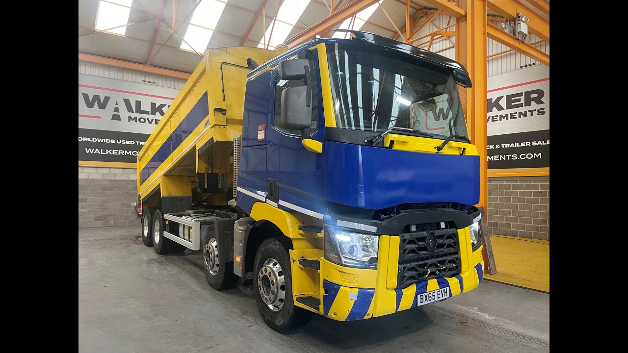 New In Stocklist For Sale: RENAULT C430 *EURO 6* 8X4 ALUMINIUM INSULDATED TIPPER - 2016 - BX65 EVH