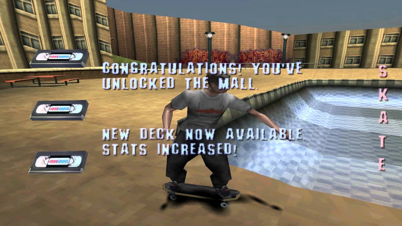 Tony Hawk's Pro Skater (Skateboarding) (PS1) Intro & Gameplay