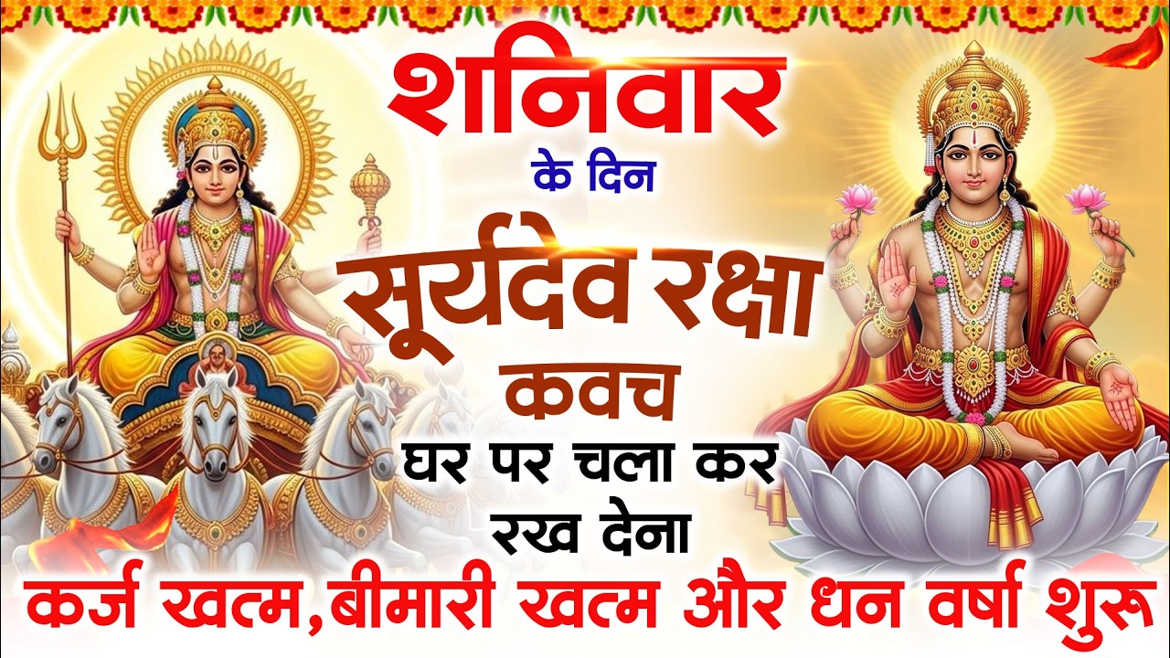 शनिवार के दिन घर पर चलाकर रख देना सूर्यदेव कवच होगा कर्ज खत्म बीमारी खत्म धनवर्षा शुरू #kavach
