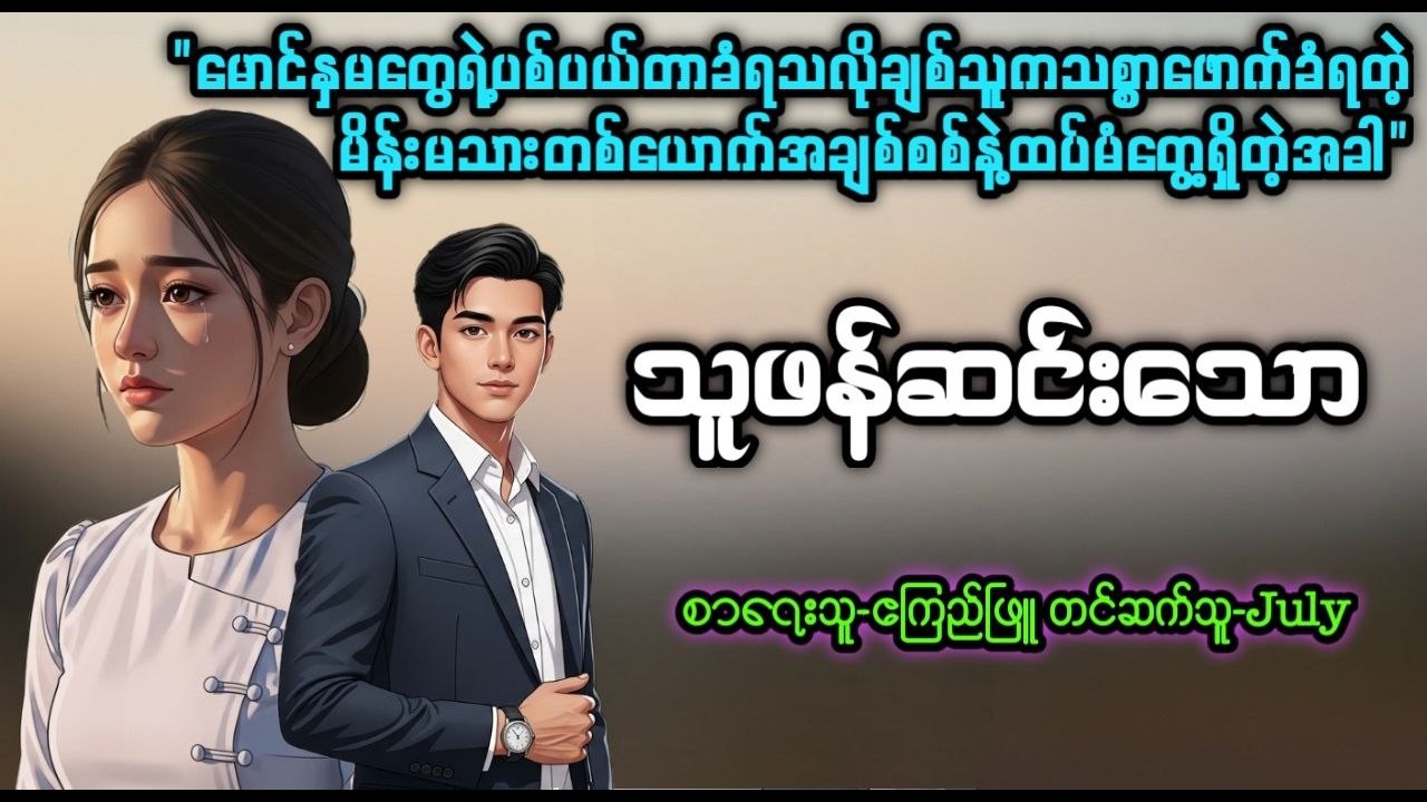 သူဖန်ဆင်းသော(စ/ဆုံး) ၊တင်ဆက်သူ-July ၊အသံစာအုပ်၊အိမ်ထောင်ရေးဇာတ်လမ်းကောင်း