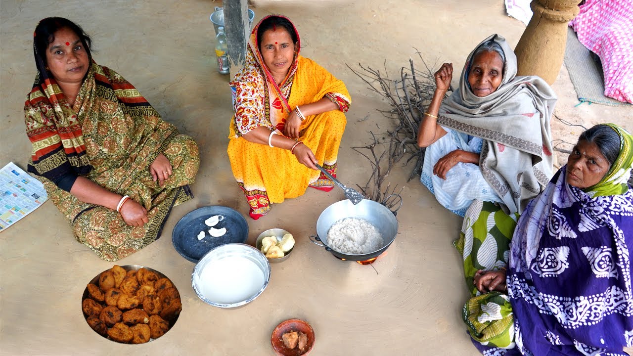 Homemade Perfect GOKUL PITHE Recipe Prepared by Grandmother | Indian Village Pitha-Puli